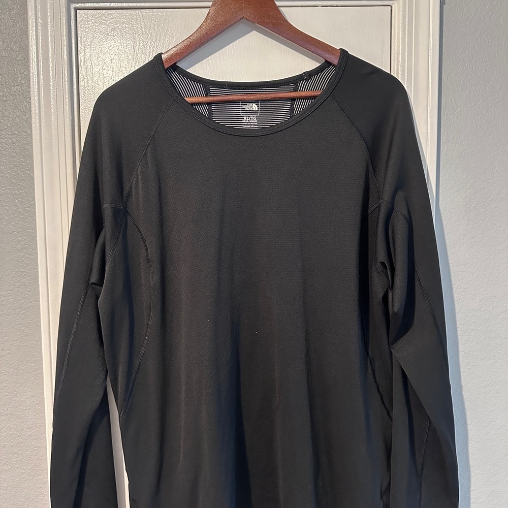 The North Face Men's Charcoal Long Sleeve Tee